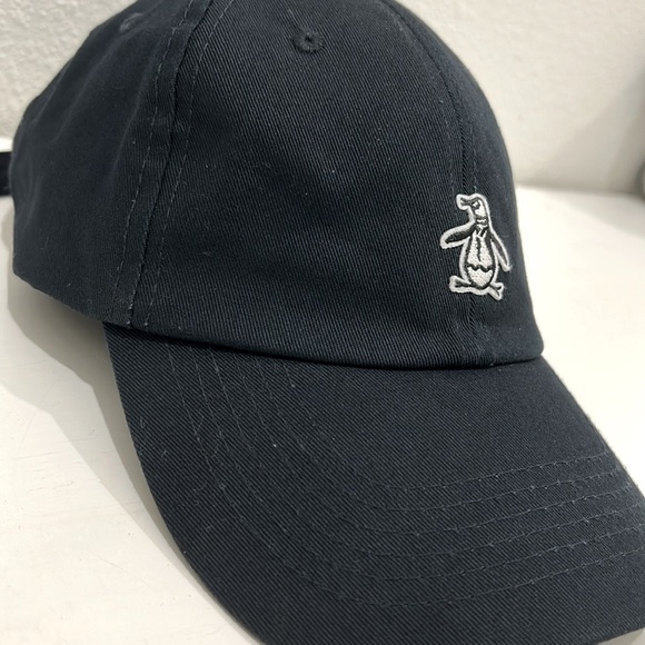 Original Penguin Logo Cotton Twill Adjustable Strapback Baseball Hat OSFM - Picture 2 of 7